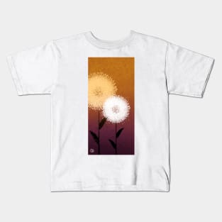 Dandelions during the golden hour Kids T-Shirt